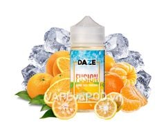 7 Daze Fusion Iced Orange Yuzu Tangerine 100ml - Tinh Dầu Vape