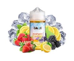 7 Daze Fusion Iced Strawberry Blackberry Lemon 100ml - Tinh Dầu Vape