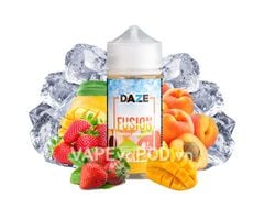7 Daze Fusion Iced Strawberry Mango Nectarine 100ml - Tinh Dầu Vape