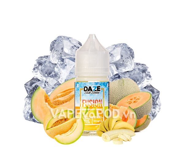 7 Daze Fusion Salt Iced Banana Cantaloupe Honeydew 30ml - Tinh Dầu Pod