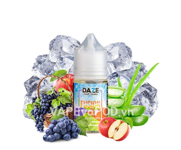 7 Daze Fusion Salt Iced Grape Apple Aloe 30ml - Tinh Dầu Pod