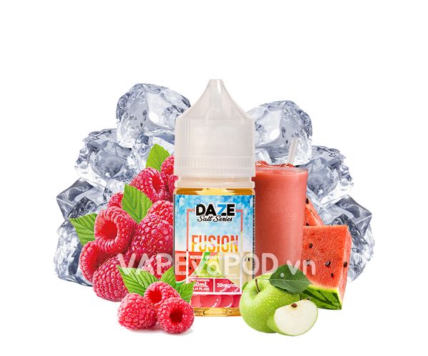 7 Daze Fusion Salt Iced Raspberry Greenapple Watermelon 30ml - Tinh Dầu Pod