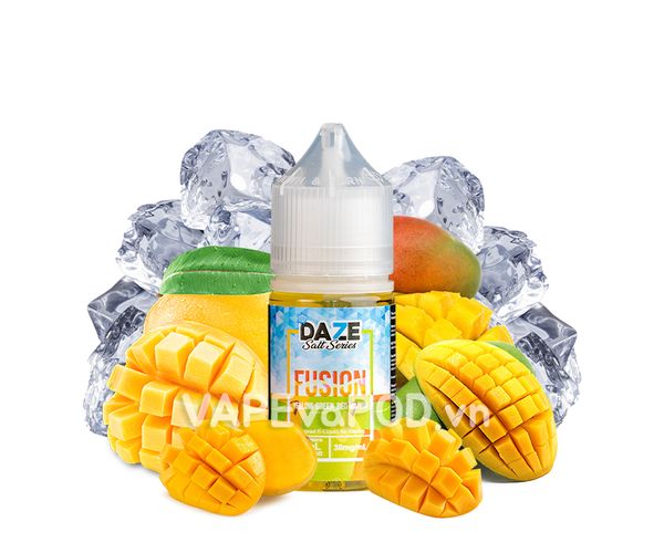 7 Daze Fusion Salt Iced Yellow Green Red Mango 30ml - Tinh Dầu Pod