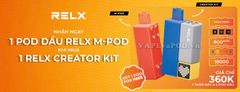 RELX M Pod Peppermint Double Menthol - Pod 1 Lần 18000 Hơi