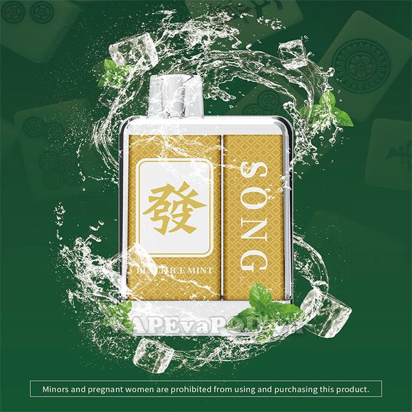 SONG Y193 6000 Black Ice Mint - Pod 1 Lần 6000 Hơi