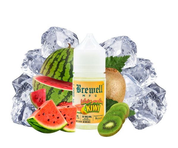 Brewell MFG Salt Watermelon Kiwi 30ml - Tinh Dầu Pod