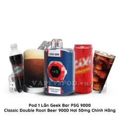 Geek Bar PSG 9000 Classic Double Root Beer - Pod 1 Lần 9000 Hơi