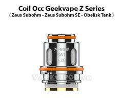 Coil Occ Geekvape Z Series Z2 Cho Zeus Subohm - Z Sub Ohm SE - Obelisk Tank