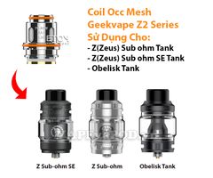 Coil Occ Geekvape Z Series Z2 Cho Zeus Subohm - Z Sub Ohm SE - Obelisk Tank