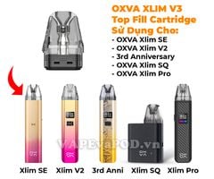 Đầu Pod Oxva Xlim V3 Top Fill Chính Hãng