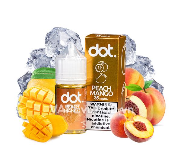 Dotmod Dot Salt Peach Mango 30ml - Tinh Dầu Pod