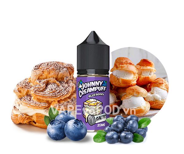 Johnny Creampuff Blueberry 30ml - Tinh Dầu Pod Salt Nic