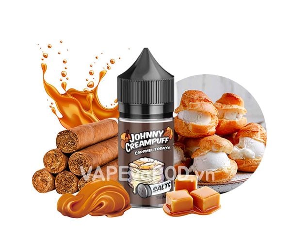 Johnny Creampuff Caramel Tobacco 30ml - Tinh Dầu Pod