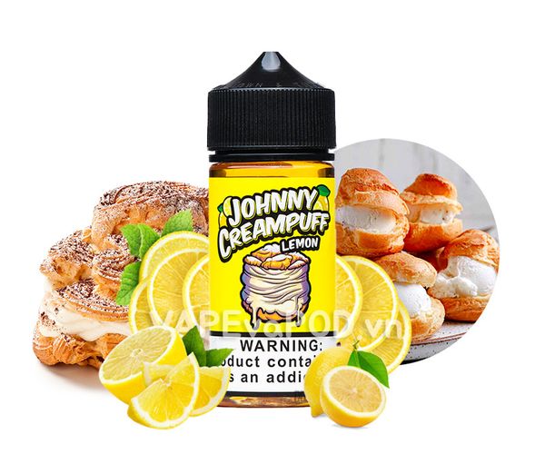 Johnny Creampuff Lemon 100ml - Tinh Dầu Vape