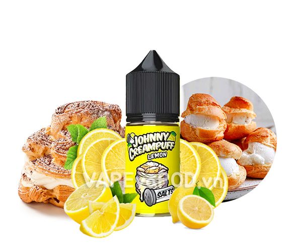 Johnny Creampuff Lemon 30ml - Tinh Dầu Pod Salt Nic