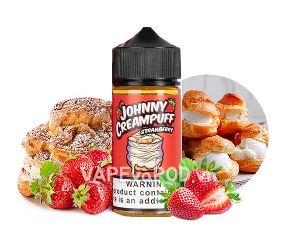 Johnny Creampuff Strawberry 100ml - Tinh Dầu Vape