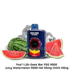 Geek Bar PSG 9000 Juicy Watermelon - Pod 1 Lần 9000 Hơi