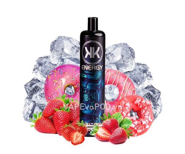 KK Energy Strawberry Donut 5000 Hơi - Pod 1 Lần 5000 Hơi