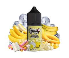 Marina Yummy Gummy Salt Banana Bubblegum 30ml - Tinh Dầu Pod