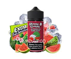 Marina Yummy Gummy Watermelon Bubblegum 100ml - Tinh Dầu Vape