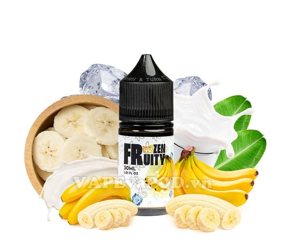 Frozen Fruity Iced Salt Milk Banana 30ml - Tinh Dầu Pod