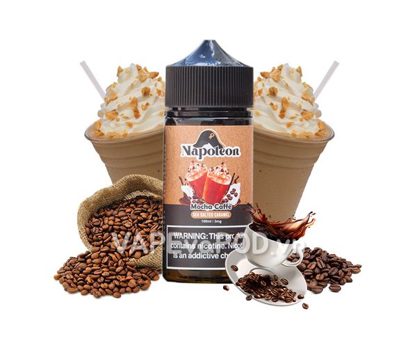 Napoleon Sea Salted Caramel Mocha Caffe 100ml - Tinh Dầu Vape