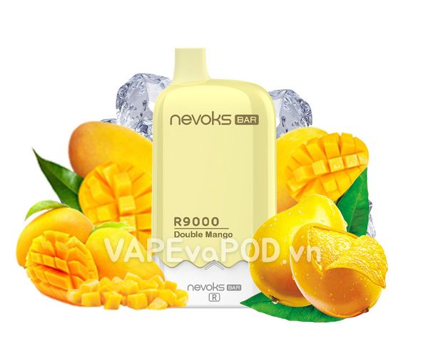 Nevoks Bar R9000 Double Mango  - Pod 1 Lần 9000 Hơi