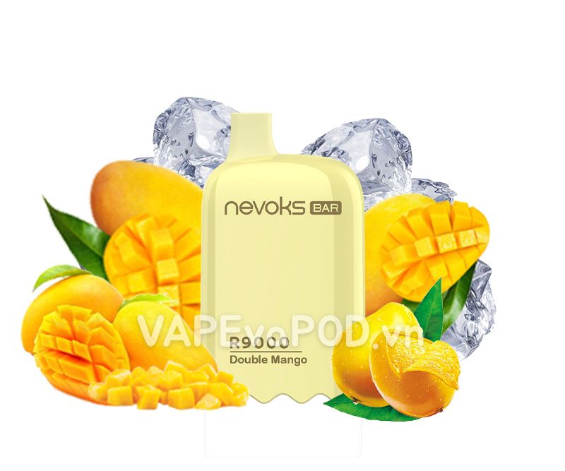 Nevoks Bar R9000 Double Mango  - Pod 1 Lần 9000 Hơi