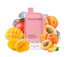 Nevoks Bar R9000 Mango Peach  - Pod 1 Lần 9000 Hơi