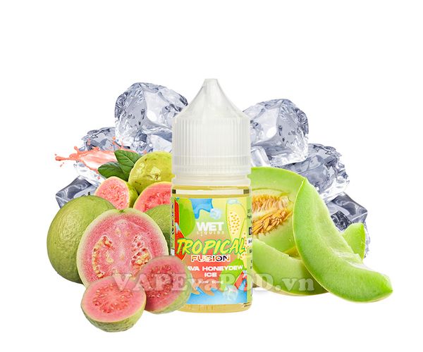 Wet Salt Tropical Fusion Guava Honeydew Ice 30ml - Tinh Dầu Pod
