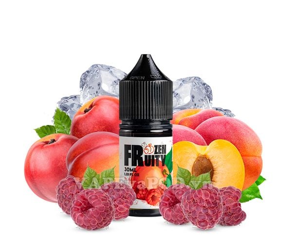 Frozen Fruity Iced Salt Peach Raspberry 30ml - Tinh Dầu Pod