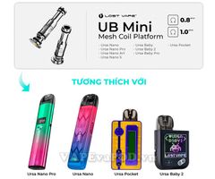 Lost Vape UB Mini Mesh Coil Cho Ursa Series Chính Hãng