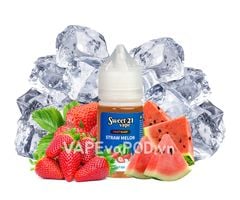 Sweet 21 Vape Fruit Blast Salt Straw Melon 30ml - Tinh Dầu Pod