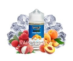 Sweet 21 Vape Fruit Blast Lychee Peach 100ml - Tinh Dầu Vape