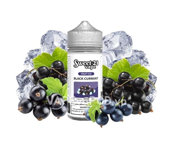 Sweet 21 Vape Fruity Ice Black Currant Fruit Ice 100ml - Tinh Dầu Vape