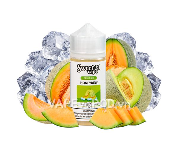 Sweet 21 Vape Fruity Ice Honeydew 100ml - Tinh Dầu Vape