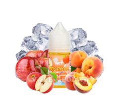 Wet Salt Tropical Fusion Apple Peach Ice 30ml - Tinh Dầu Pod
