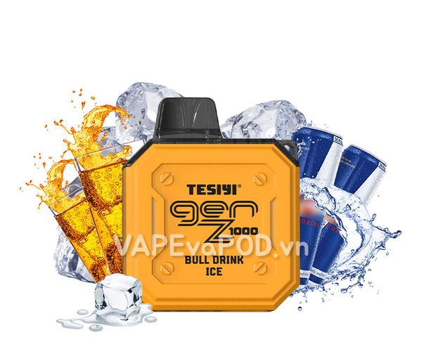 Tesiyi GenZ 1000 Bull Drink Ice - Pod 1 Lần 1000 Hơi