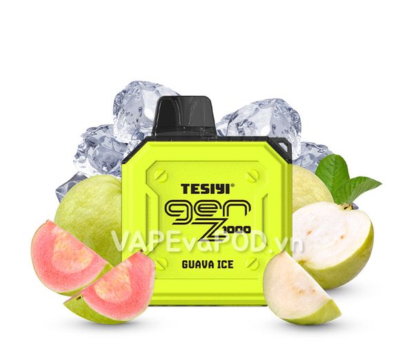 Tesiyi GenZ 1000 Guava Ice - Pod 1 Lần 1000 Hơi