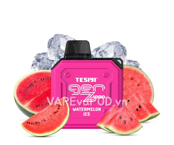 Tesiyi GenZ 1000 Watermelon Ice - Pod 1 Lần 1000 Hơi