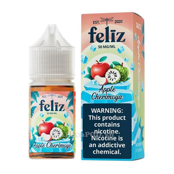 Feliz Fruit Salt Apple Cherimoya 30ml - Tinh Dầu Vape Mỹ