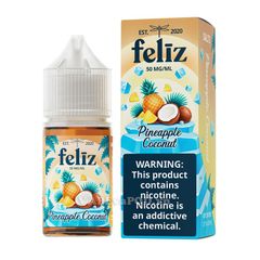 Feliz Fruit Salt Pineapple Coconut 30ml - Tinh Dầu Vape Mỹ