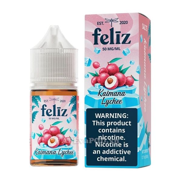 Feliz Fruit Salt Kaimana Lychee 30ml - Tinh Dầu Vape Mỹ