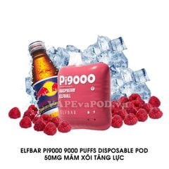 ElfBar Pi9000 Raspberry Elf Bull - Pod 1 Lần 9000 Hơi