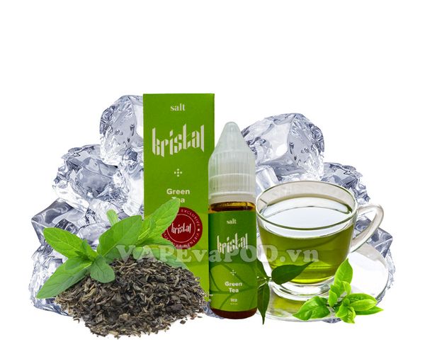 Kardinal Kristal Salt Green Tea - 15ml Tinh Dầu Vape Pod Salt Nic