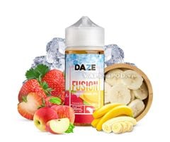 7 Daze Fusion Iced Strawberry Banana Apple 100ml - Tinh Dầu Vape