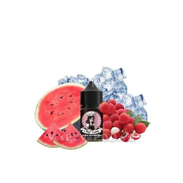 Chef Lady Lychee Watermelon 30ml - Tinh Dầu Pod Salt Nic