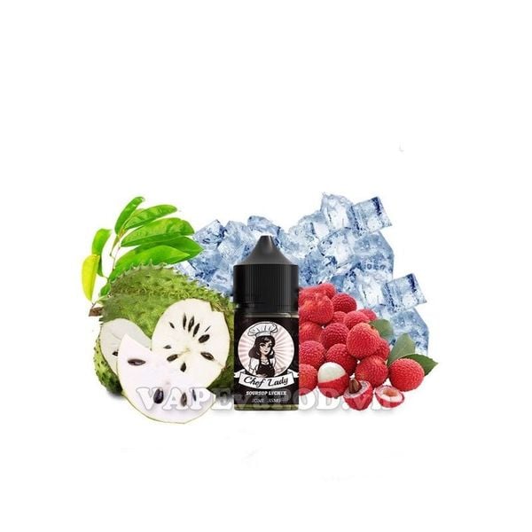 Chef Lady Soursop Lychee - Tinh Dầu Pod Salt Nic