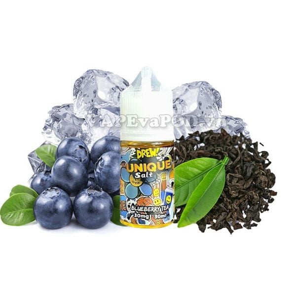 Unique Blueberry Tea 30ml - Tinh Dầu Pod Salt Nic