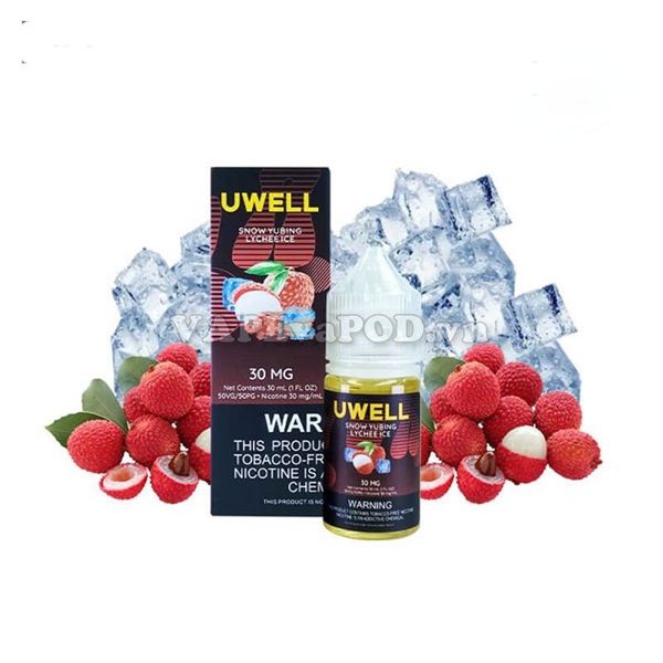Uwell Snow Yubing Lychee Ice 30ml - Tinh Dầu Pod Salt Nic